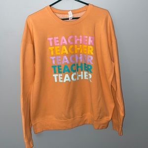 Teacher Crewneck Sweatshirt -Large